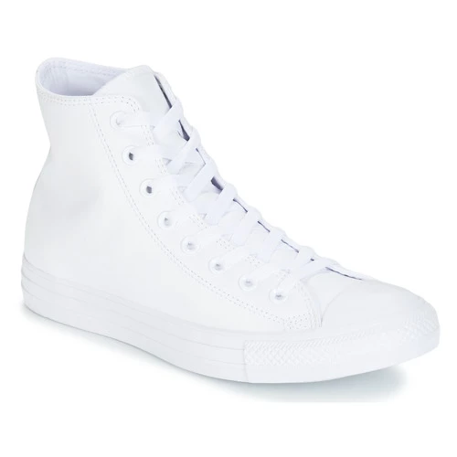 Converse - CHUCK TAYLOR ALL STAR LEATHER HI Blanc 1 Converse - CHUCK TAYLOR ALL STAR LEATHER HI Blanc