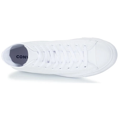 Converse - CHUCK TAYLOR ALL STAR LEATHER HI Blanc 6 Converse - CHUCK TAYLOR ALL STAR LEATHER HI Blanc – Image 6