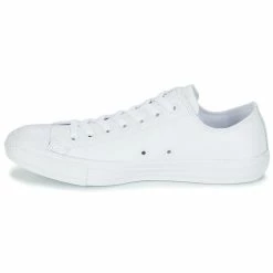 Converse - CHUCK TAYLOR ALL STAR LEATHER OX Blanc -Baskets mode Soldes Boutique 130170 500 D