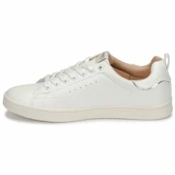 Only - SHILO PU Blanc / Argenté -Baskets mode Soldes Boutique 15633610 500 D