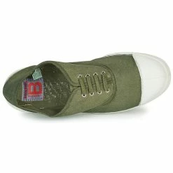Bensimon - TENNIS LACET Kaki -Baskets mode Soldes Boutique 16612403 500 F