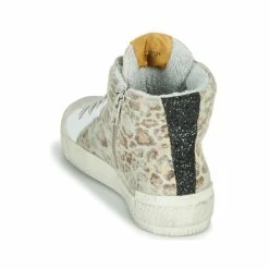 Meline - NK5050 Beige / Léopard -Baskets mode Soldes Boutique 17658288 500 E