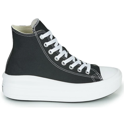 Converse - CHUCK TAYLOR ALL STAR MOVE CANVAS HI Noir 2 Converse - CHUCK TAYLOR ALL STAR MOVE CANVAS HI Noir – Image 2