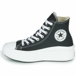 Converse - CHUCK TAYLOR ALL STAR MOVE CANVAS HI Noir 9 Converse - CHUCK TAYLOR ALL STAR MOVE CANVAS HI Noir -Baskets mode Soldes Boutique 17794601 500 D