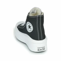 Converse - CHUCK TAYLOR ALL STAR MOVE CANVAS HI Noir 10 Converse - CHUCK TAYLOR ALL STAR MOVE CANVAS HI Noir -Baskets mode Soldes Boutique 17794601 500 E