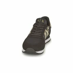 Armani Exchange - HALOISE Noir / Doré -Baskets mode Soldes Boutique 19775821 500 C