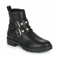Only - BAD 17 PU QUILT BOOT Noir