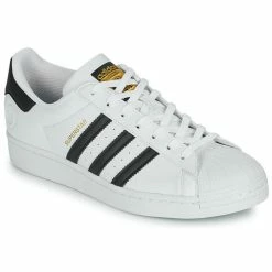 Baskets mode Soldes Boutique 15 Adidas Originals - SUPERSTAR VEGAN Blanc / Noir