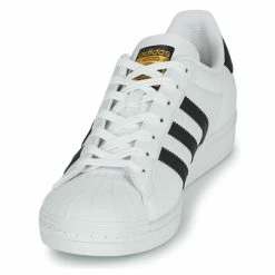Adidas Originals - SUPERSTAR VEGAN Blanc / Noir -Baskets mode Soldes Boutique 19933727 500 C