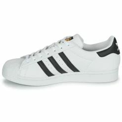 Adidas Originals - SUPERSTAR VEGAN Blanc / Noir -Baskets mode Soldes Boutique 19933727 500 D