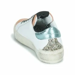 Meline - NKC166 Blanc / Rose / Bleu -Baskets mode Soldes Boutique 21206896 500 E