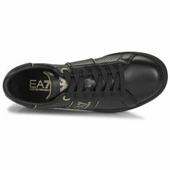 Emporio Armani EA7 - CLASSIC SEASONAL Noir -Baskets mode Soldes Boutique 21254709 500 F