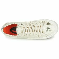 Desigual - STREET SILVER Beige / Blanc 11 Desigual - STREET SILVER Beige / Blanc -Baskets mode Soldes Boutique 21317420 500 F