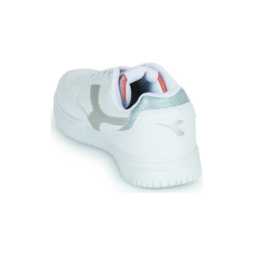Diadora - RAPTOR LOW GLITTER RAINBOW WN Blanc / Rose 5 Diadora - RAPTOR LOW GLITTER RAINBOW WN Blanc / Rose – Image 5