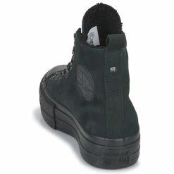 Converse - Chuck Taylor All Star Lift Monochrome Hi Noir 10 Converse - Chuck Taylor All Star Lift Monochrome Hi Noir -Baskets mode Soldes Boutique 22654943 500 E