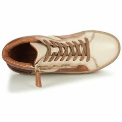 Pikolinos - VITORIA Ecru / Marron -Baskets mode Soldes Boutique 22718176 500 F