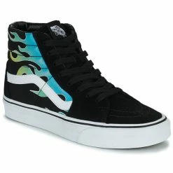 Vans - SK8-HI FLAM Noir / Bleu / Vert