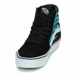 Vans - SK8-HI FLAM Noir / Bleu / Vert -Baskets mode Soldes Boutique 22872634 500 C