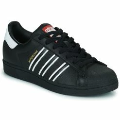 Baskets mode Soldes Boutique 25 Adidas Originals - SUPERSTAR Noir / Blanc