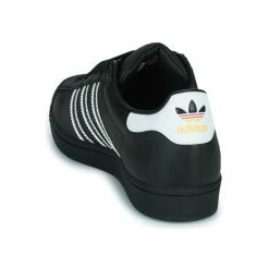 Adidas Originals - SUPERSTAR Noir / Blanc -Baskets mode Soldes Boutique 22936626 500 E