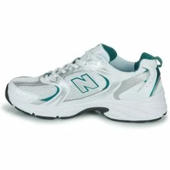 New Balance - 530 Blanc / Bleu -Baskets mode Soldes Boutique 24119263 500 D