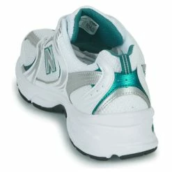 New Balance - 530 Blanc / Bleu -Baskets mode Soldes Boutique 24119263 500 E