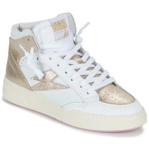 Semerdjian - Blanc / Doré / Beige -Baskets mode Soldes Boutique 24289709 500 A