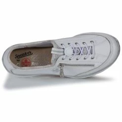 Rieker - Blanc -Baskets mode Soldes Boutique 24676165 500 F