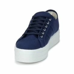 Victoria - BLUCHER LONA PLATAFORMA Marine -Baskets mode Soldes Boutique 281143 500 C