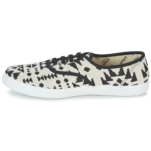 Victoria - INGLES GEOMETRICO LUREX Beige / Noir 4 Victoria - INGLES GEOMETRICO LUREX Beige / Noir – Image 4