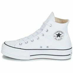 Converse - CHUCK TAYLOR ALL STAR LIFT CANVAS HI Blanc -Baskets mode Soldes Boutique 8151803 500 D