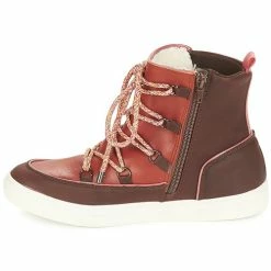 André - SNOW Marron -Baskets mode Soldes Boutique 8397128 500 D