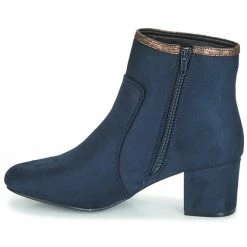 André - FALOU Bleu -Baskets mode Soldes Boutique 8397779 500 D