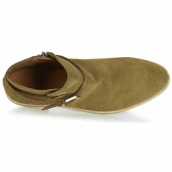 André - IDAHO Kaki -Baskets mode Soldes Boutique 8400949 500 F