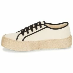 André - LODGE Ecru -Baskets mode Soldes Boutique 8401352 500 D