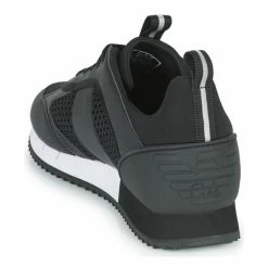 Emporio Armani EA7 - LACES U Noir -Baskets mode Soldes Boutique 9342821 500 E
