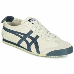 Baskets mode Soldes Boutique 27 Onitsuka Tiger - MEXICO 66 LEATHER Beige / Bleu