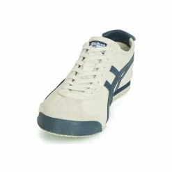 Onitsuka Tiger - MEXICO 66 LEATHER Beige / Bleu -Baskets mode Soldes Boutique 9819170 500 C